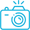 icone de instruções - imagem máquina fotografica